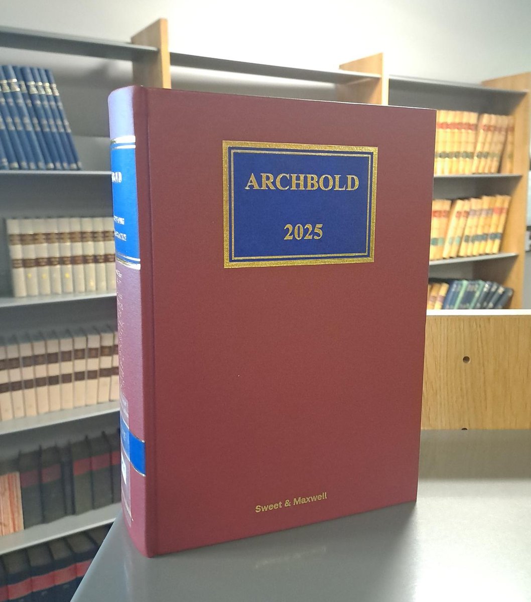 LawLibServices's tweet image. Now available in the Library:
Archbold Criminal Pleading, Evidence and Practice 2025.
eBook edition also available to all members on Westlaw UK. #ebooksSOS 

👉Contact us to borrow a copy: lawlibraryie.sharepoint.com/sites/library/…