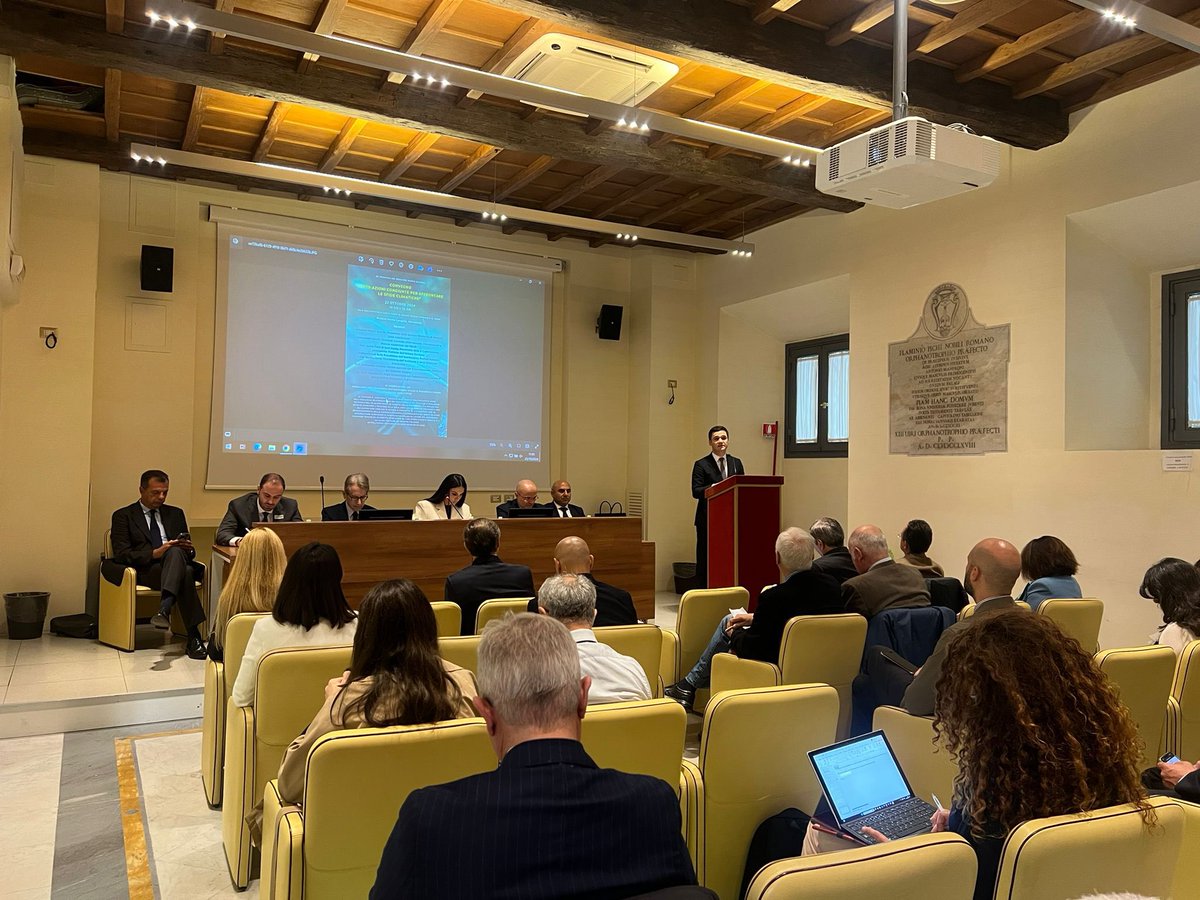 COP29_AZ's tweet image. At a conference held in the Senate of the Italian Republic, Elvin Ashrafzade, Lead Adaptation and Loss &amp;amp; Damage Negotiator for COP29, shared the COP29 Presidency’s vision for enhancing ambition and enabling action with the parliamentary audience. 

#COP29 #COP29Azerbaijan