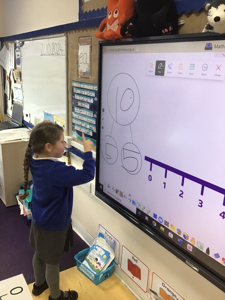StPPPrimaryY1's tweet image. Year 1 have been learning how to use a number line to help us add on 🧮
#year1 #powermaths #numberline @StPPPrimary