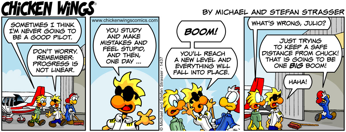 roostair's tweet image. New strip is up! Rejoice! 😄
Web: chickenwingscomics.com Youtube: youtube.com/c/chickenwings… Patreon: patreon.com/chickenwingsco…
#aviation #flying #pilot #comic #webcomic