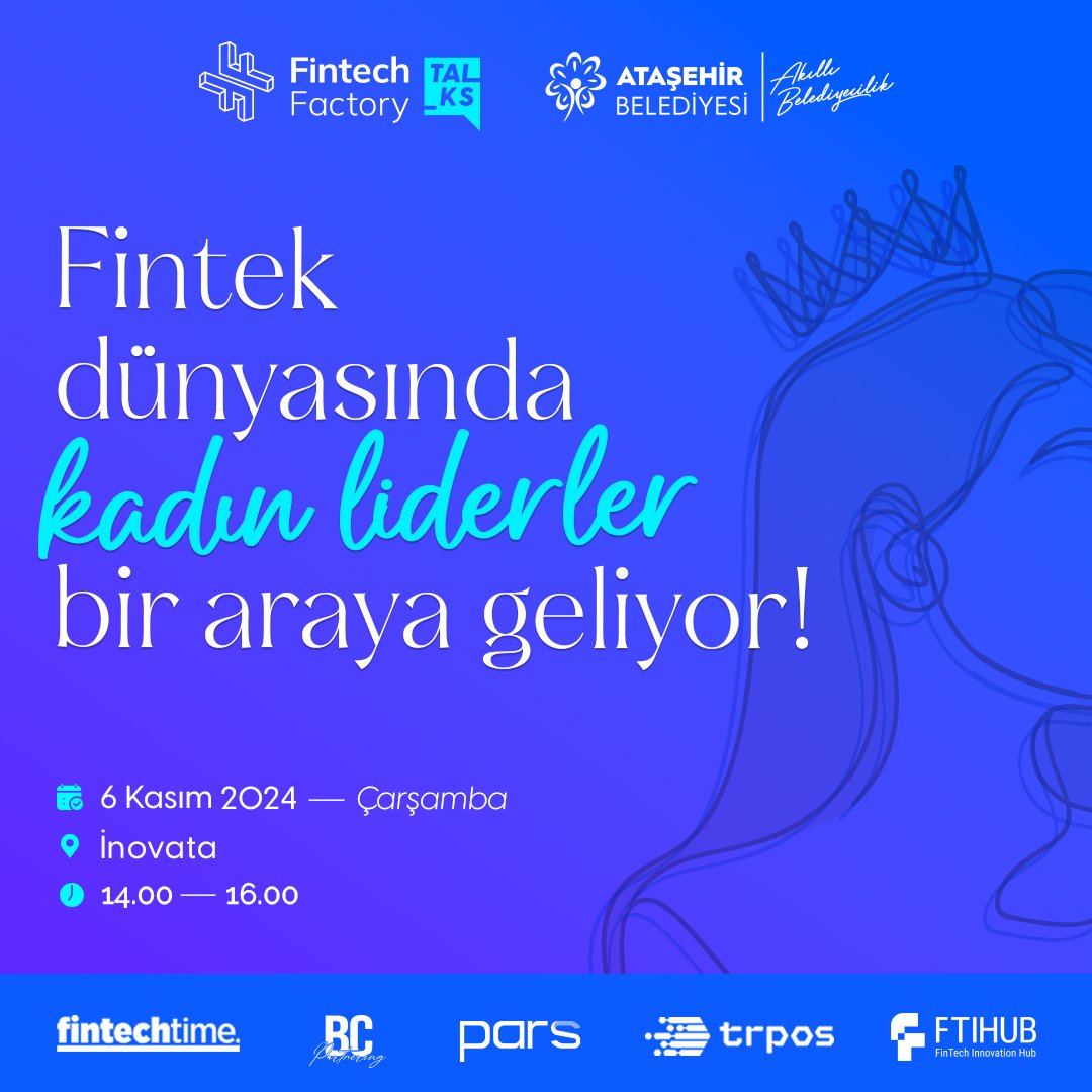 Fintekin kadın liderleri buluşuyor! Kadınların finansal teknoloji dünyasındaki rolü ve fintek sektörü üzerine konuşacağımız bu özel etkinliğe davetlisiniz. İlham verici konuşmalar ve networking fırsatı için aşağıdaki linkten kayıt olabilirsiniz!   

🔗 lu.ma/5bwmmrp1