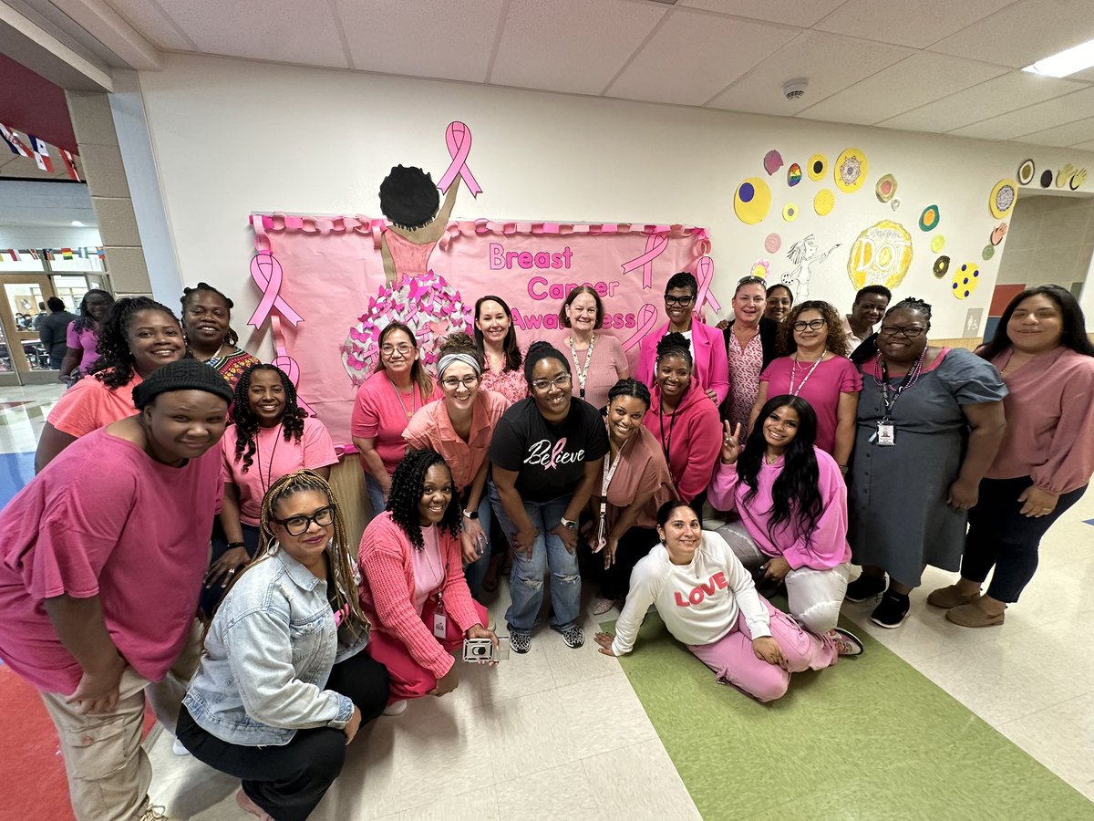 Gesireth Mariscal (@ms_mariscal) on Twitter photo Breast cancer awareness month! Celebrating with our amazing staff members here at <a href="/CherokeeLane_ES/">Cherokee Lane ES</a> <a href="/PGCPS_OCS/">PGCPS Office of Community Schools</a> Breast cancer awareness month! Celebrating with our amazing staff members here at <a href="/CherokeeLane_ES/">Cherokee Lane ES</a> <a href="/PGCPS_OCS/">PGCPS Office of Community Schools</a>