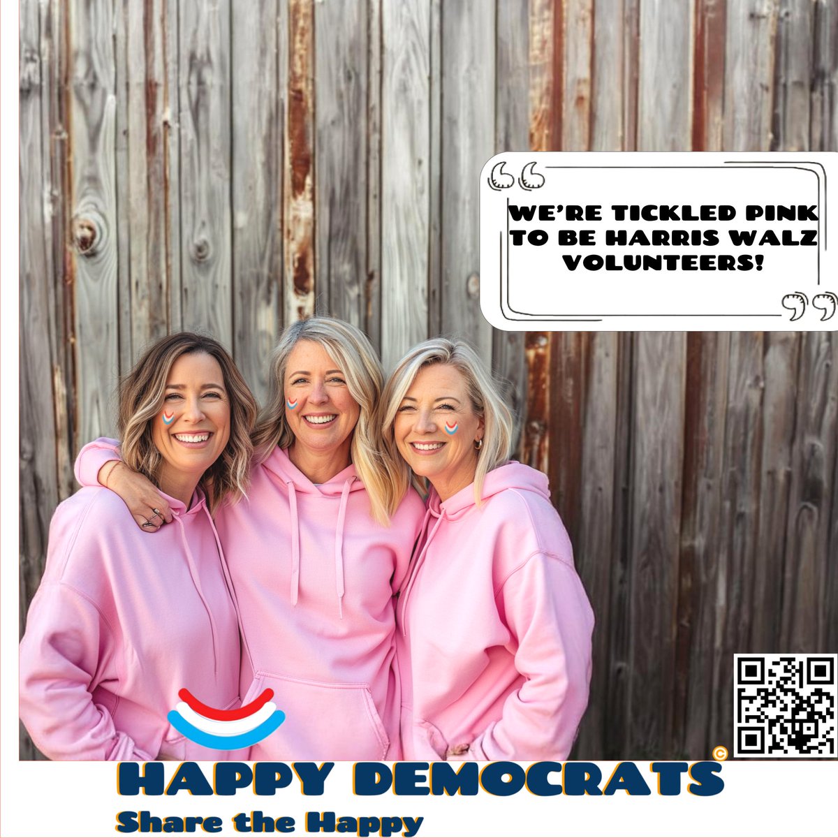 HappyDemocrats's tweet image. Only 14 days until Election Day! Looking for an easy way to volunteer? Check out our Rally library for engaging AI-generated digital pin-up memes, called "Happys," perfect for social media or sharing with friends. Spread joy in your political conversations! Click, download, and…