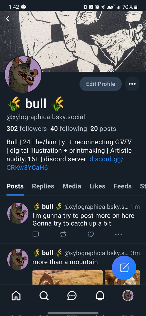 I'm over here too btw! I'm going to try to post more over there, gotta play catch up with some backlog