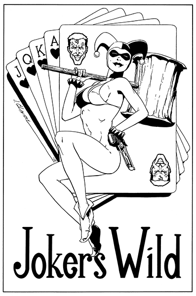 iamluke85's tweet photo. #harleyquinn artwork by #JimCalafiore https://t.co/pVXMR31tZw