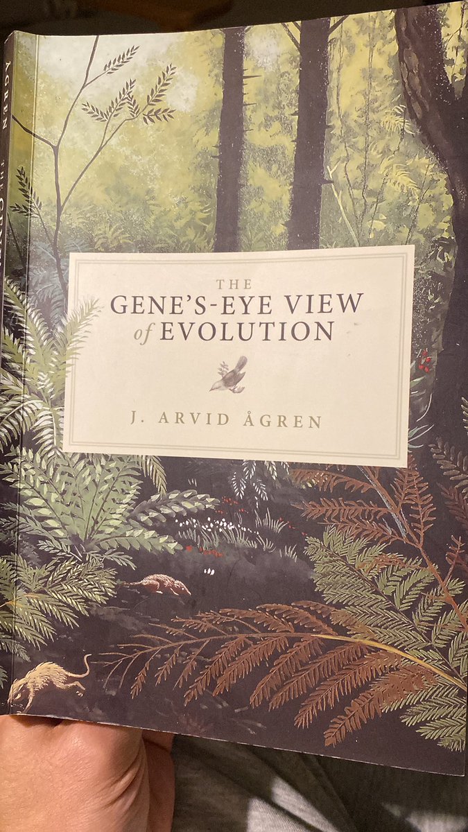 Jag måste bara säga: den här boken av <a href="/arvidagren/">Arvid Ågren</a> är fullkomligt underbar. En akademisk prestation i sin renaste form: rättvis, tillgänglig, klartänkt, bildad, ärlig. Om man är intresserad av ”selfish gene”-hypotesen och evolutionsvetenskap är den oumbärlig. Är väldigt imponerad!