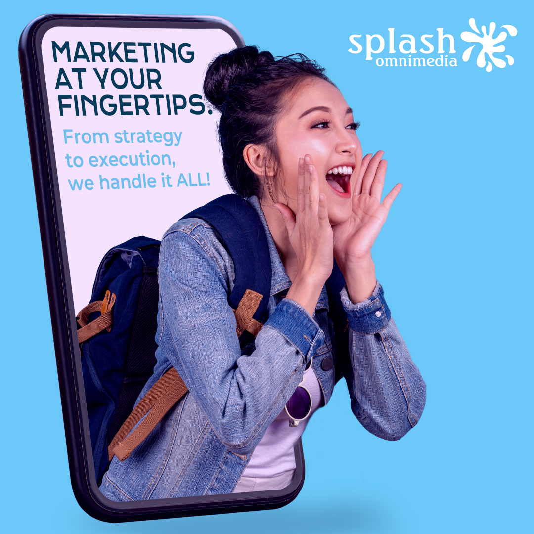SplashOmnimedia's tweet image. Marketing made simple, right at your fingertips. 💻✨ 

🌟 Whether it&apos;s strategy, design, or execution, we&apos;ve got you covered from start to finish. 

#MarketingMadeEasy #AllInOneSolution #SplashOmnimedia
