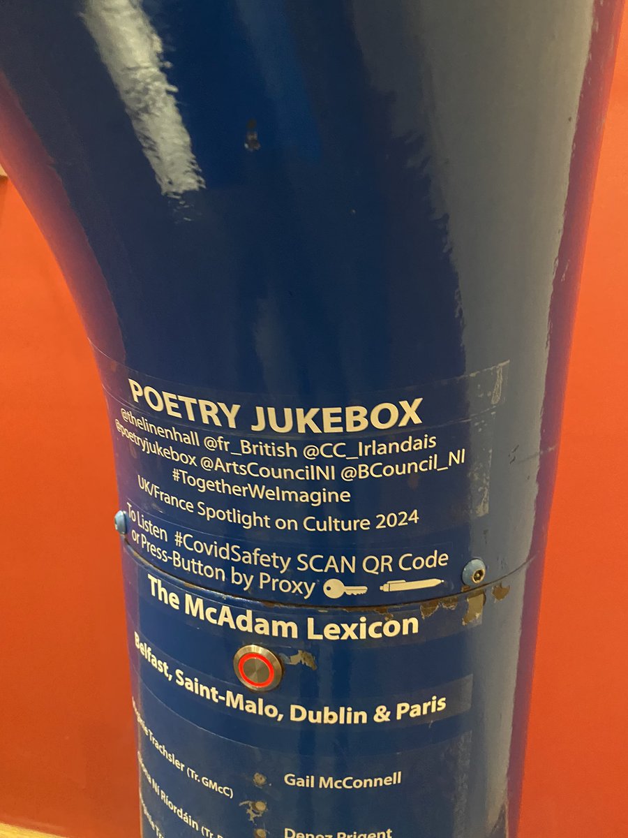 BCouncil_NI's tweet image. Fab to celebrate with @poetryjukebox today as the curation comes home to @thelinenhall as part of @BelfastFestival.
The Robert McAdam Comparative Lexicon spans 28 languages from Breton to Sanskrit! -This global curation is supported through the UK-France Spotlight on Culture 🤝🌍