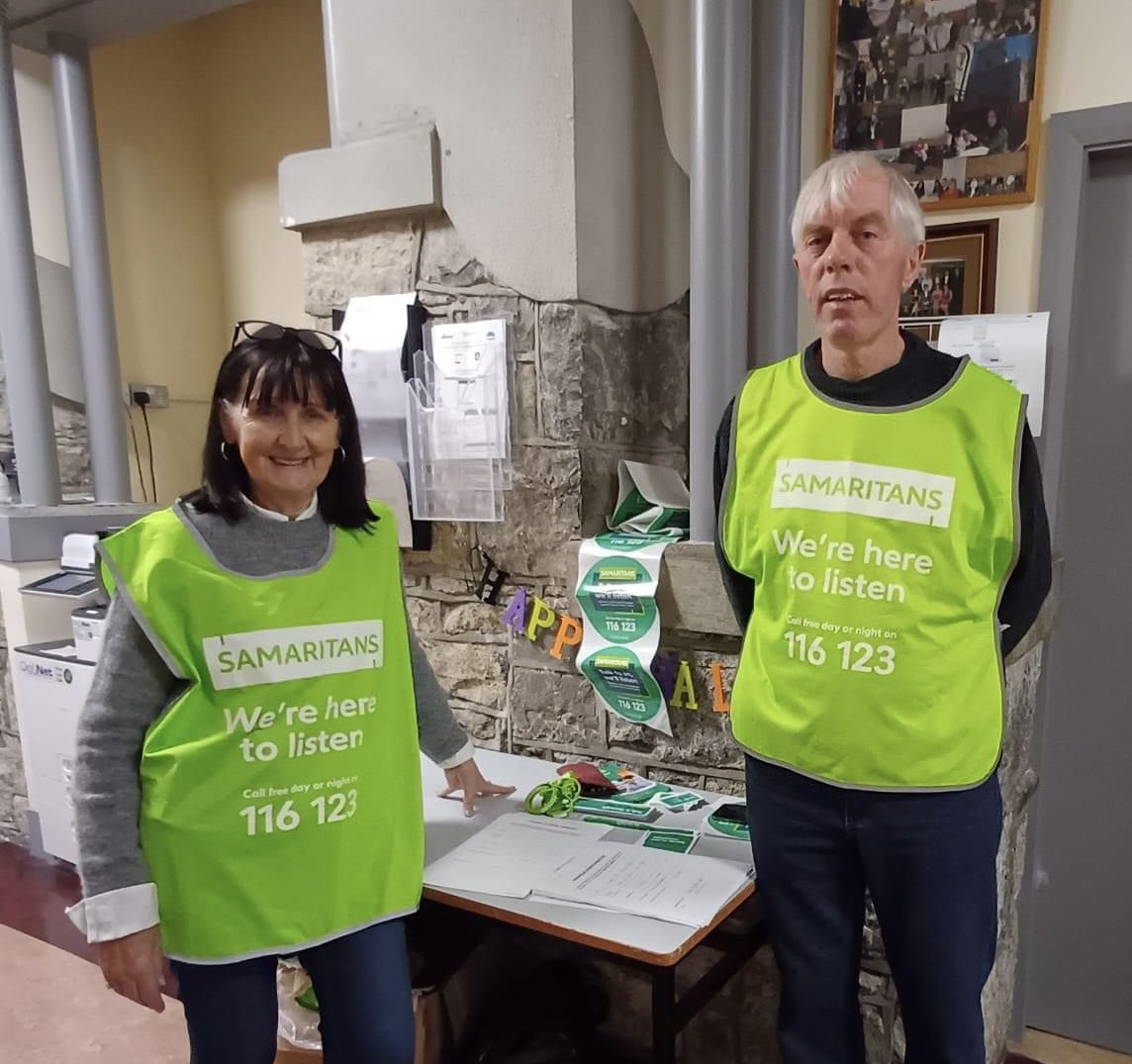 Castlebar Samaritans (@mayosamaritans) on Twitter photo Shout out to our volunteers for attending the volunteer fair today in <a href="/ATU_Mayo/">ATU Mayo</a> 🙏
Huge thanks @VolunteerInMayo for organising 💚
If you would like to volunteer please email 📧
recruitment@galwaysamaritans.ie
<a href="/SamaritansIRL/">Samaritans Ireland</a> <a href="/ATU_Mayo/">ATU Mayo</a> <a href="/ATUHealthyGM/">ATU Healthy Campus (Galway-Mayo)</a> <a href="/castlebarNOW/">Visit Castlebar</a> Shout out to our volunteers for attending the volunteer fair today in <a href="/ATU_Mayo/">ATU Mayo</a> 🙏
Huge thanks @VolunteerInMayo for organising 💚
If you would like to volunteer please email 📧
recruitment@galwaysamaritans.ie
<a href="/SamaritansIRL/">Samaritans Ireland</a> <a href="/ATU_Mayo/">ATU Mayo</a> <a href="/ATUHealthyGM/">ATU Healthy Campus (Galway-Mayo)</a> <a href="/castlebarNOW/">Visit Castlebar</a>