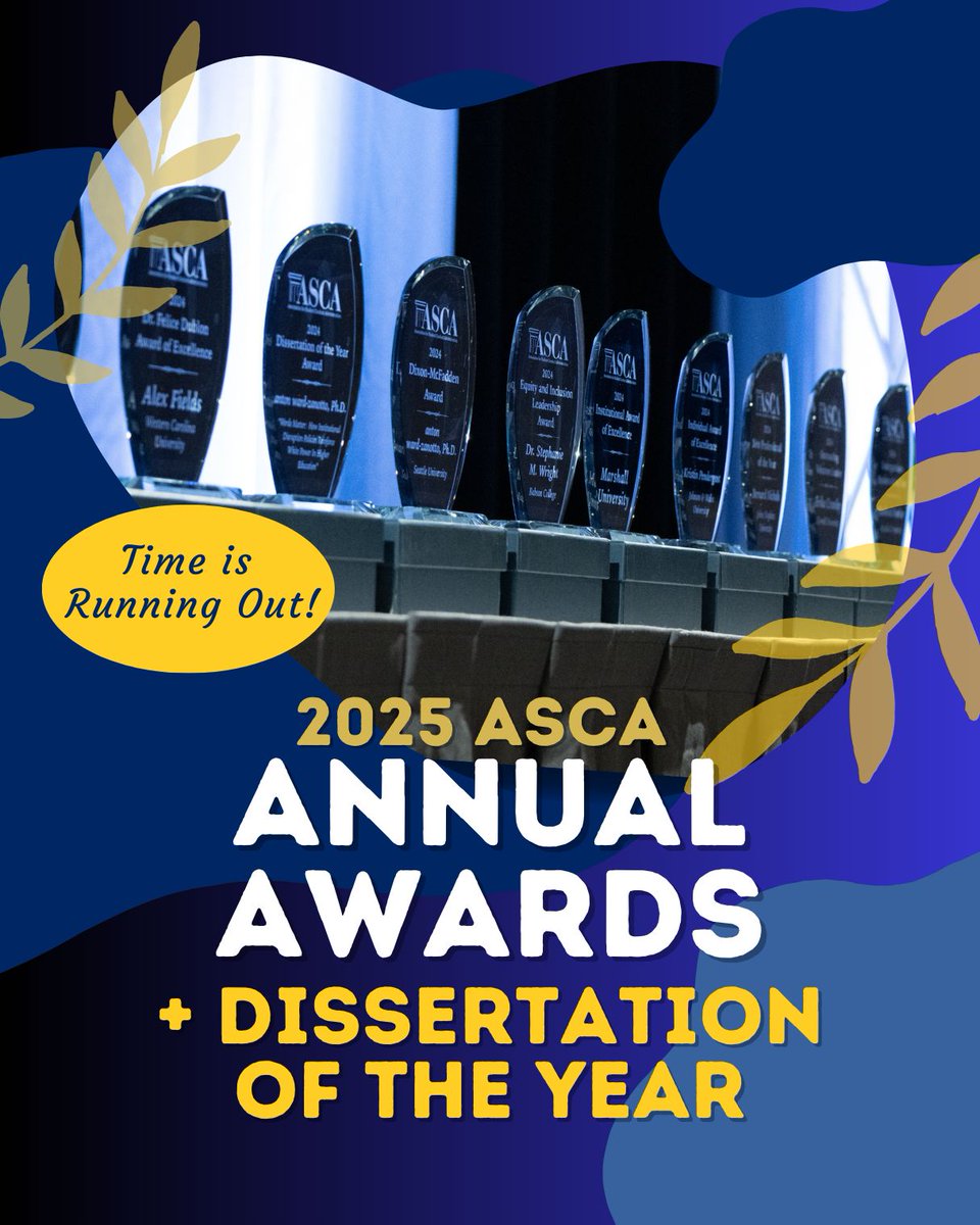 Now is the time to get those nominations in! The Annual Awards deadlines are rapidly approaching. Self-nominations are welcome. 
Dissertation:
▪️ Dissertation nomination: buff.ly/4dWTnY8 (due 10/28)
▪️ Annual Award nomination: buff.ly/3BV5mZa (due 11/01)