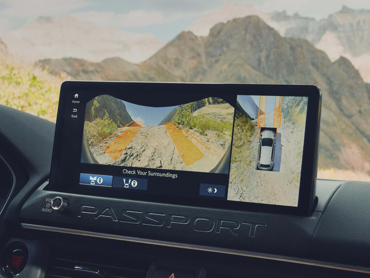Honda's tweet image. The trail-ready 2026 #HondaPassport TrailSport is coming - packed with increased capability and innovative off-road features.
Stay informed: honda.us/4haBY0Z