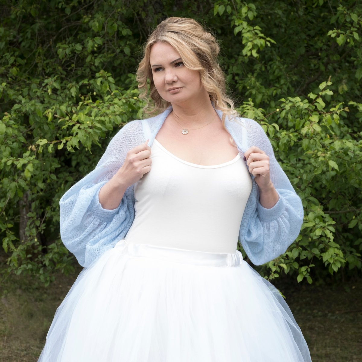 #Sale!

#Wedding #bolero #knit #Longsleeve #BridalBolero #WeddingJacket #mohair #shrug #Bridesmaid #coverup #lightblue #jacket #weddingwrap #handmade #knittedbolero #supersoftknits 

etsy.me/48D4VxA