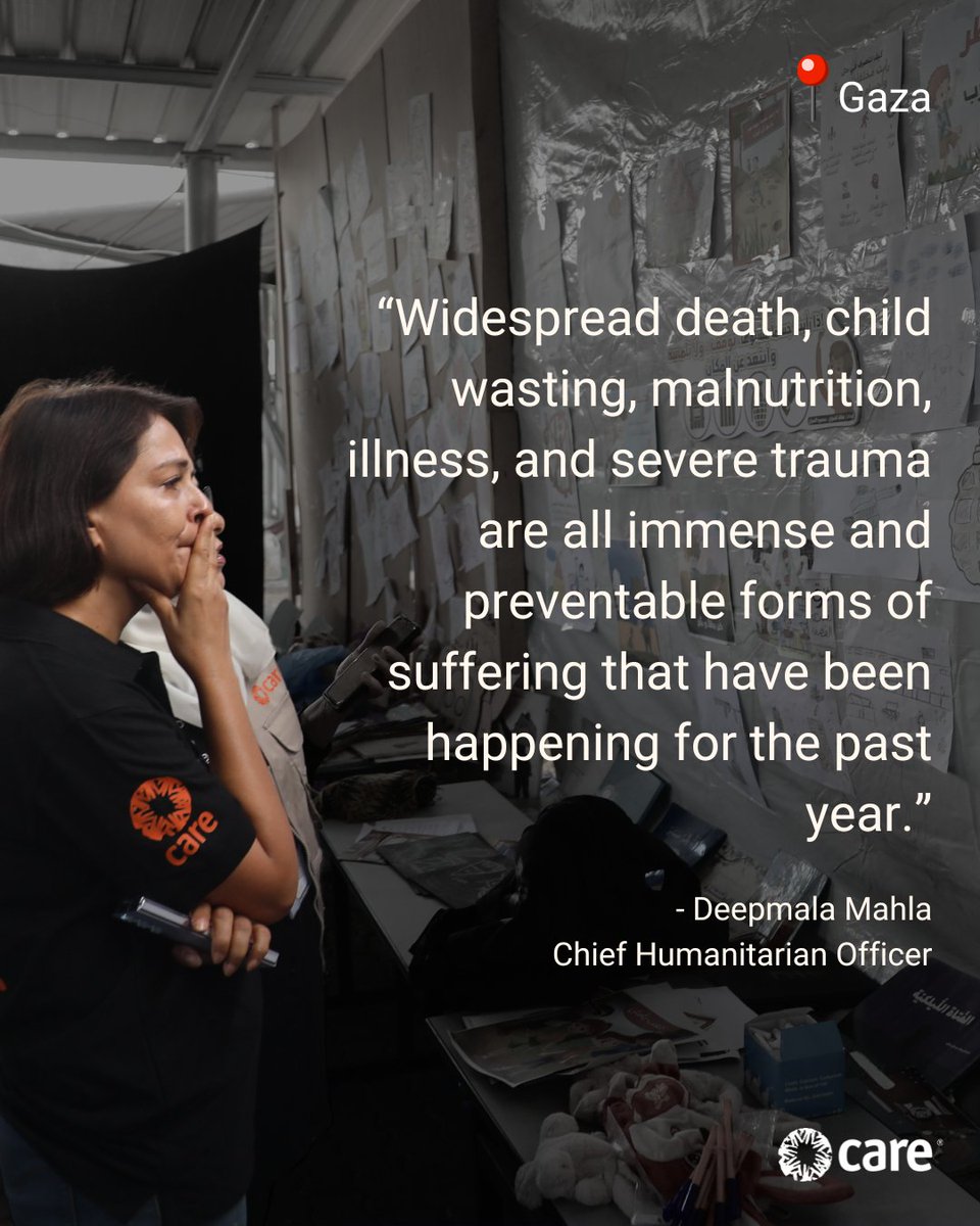 CARE International UK (@careintuk) on Twitter photo “The hunger we are seeing across Gaza is shocking and unconscionable, and in every respect is getting worse.” - <a href="/Deepmala_Mahla/">Deepmala Mahla</a>, CARE's Chief Humanitarian Officer
This week the <a href="/theIPCinfo/">The Integrated Food Security Phase Classification</a> published its latest report outlining the current dire situation in Gaza and showing the “The hunger we are seeing across Gaza is shocking and unconscionable, and in every respect is getting worse.” - <a href="/Deepmala_Mahla/">Deepmala Mahla</a>, CARE's Chief Humanitarian Officer
This week the <a href="/theIPCinfo/">The Integrated Food Security Phase Classification</a> published its latest report outlining the current dire situation in Gaza and showing the