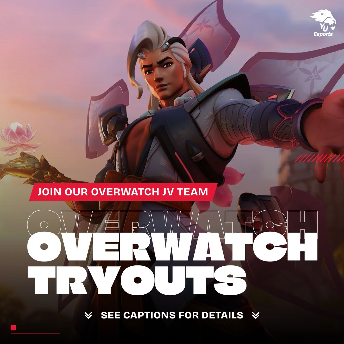 Calling all Overwatch players!

We are currently looking for players to join our junior varisty roster! Tryouts will be held on October 26th at 8-10 pm. The form will close October 24th so sign up ASAP!

Sign up form:
docs.google.com/forms/d/e/1FAI…

#yorku #esports #overwatch