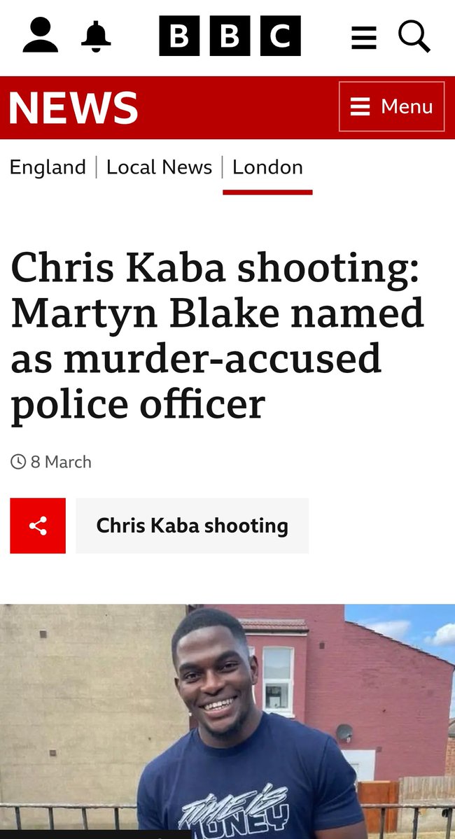 ikeijeh's tweet image. 7 months ago in an unusual move, the judge in the Kaba case decided to publicly name the accused policeman after media pressure inc. from the BBC. Not only did this threaten the safety of Blake &amp;amp; his family, it worsened an innocent man's ordeal. The judge &amp;amp; BBC should be ashamed.