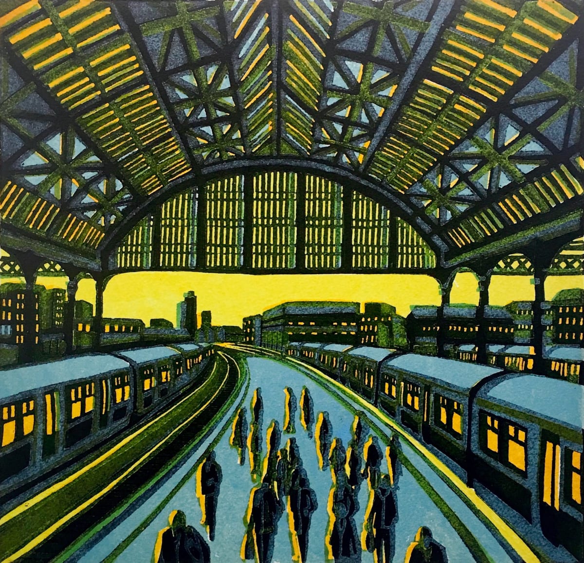 Gail Brodholt,
London Calling, 2023
UK printmaker #WomensArt