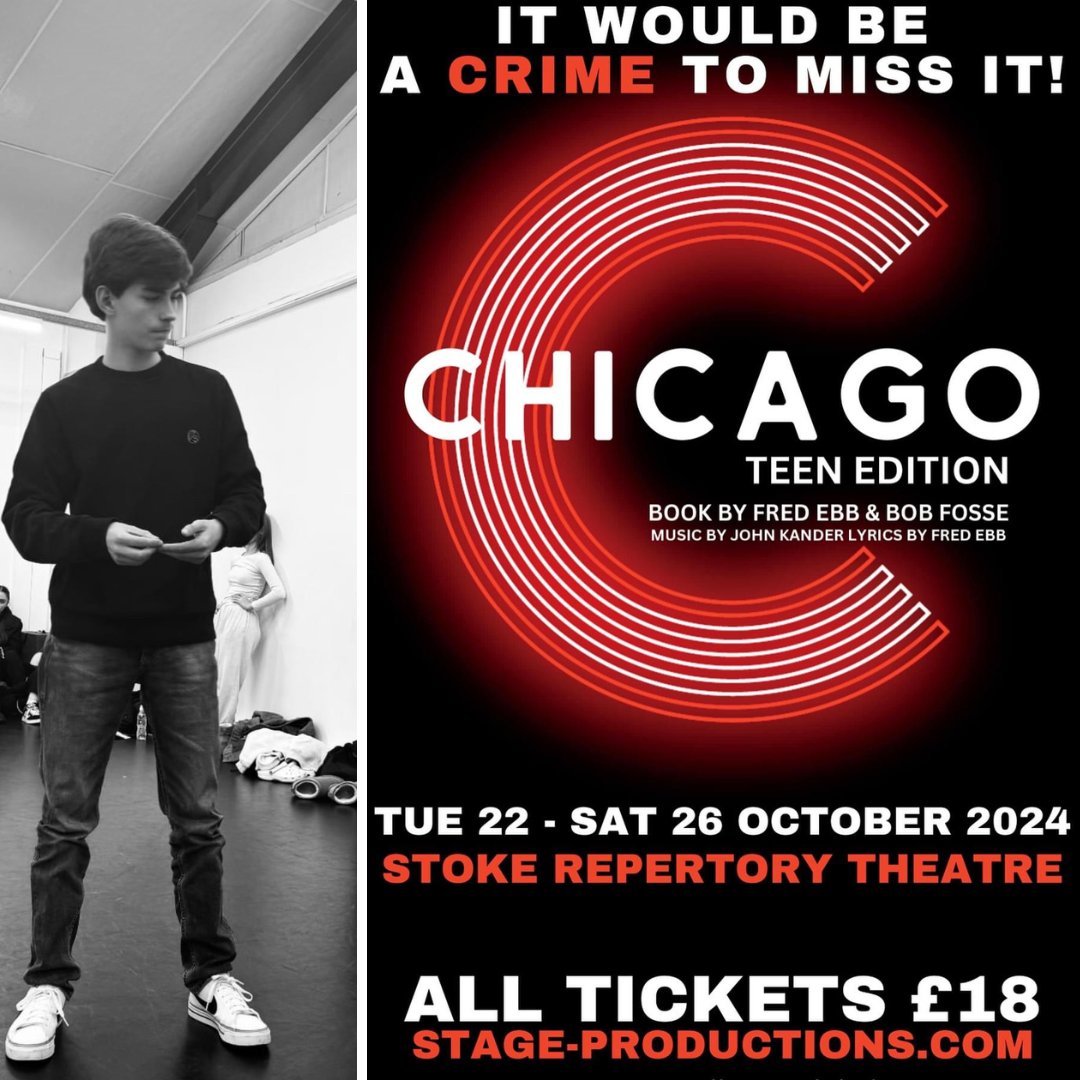 NULSchoolUK's tweet photo. We're excited to share that Noah from Y10 will be performing in 'Chicago' at the Stoke Rep Theatre with Stage Productions this week. We're always so proud to see our pupils pursuing their passions beyond NULS. 🎭 #WeareNULS https://t.co/O6h4mbgyOv