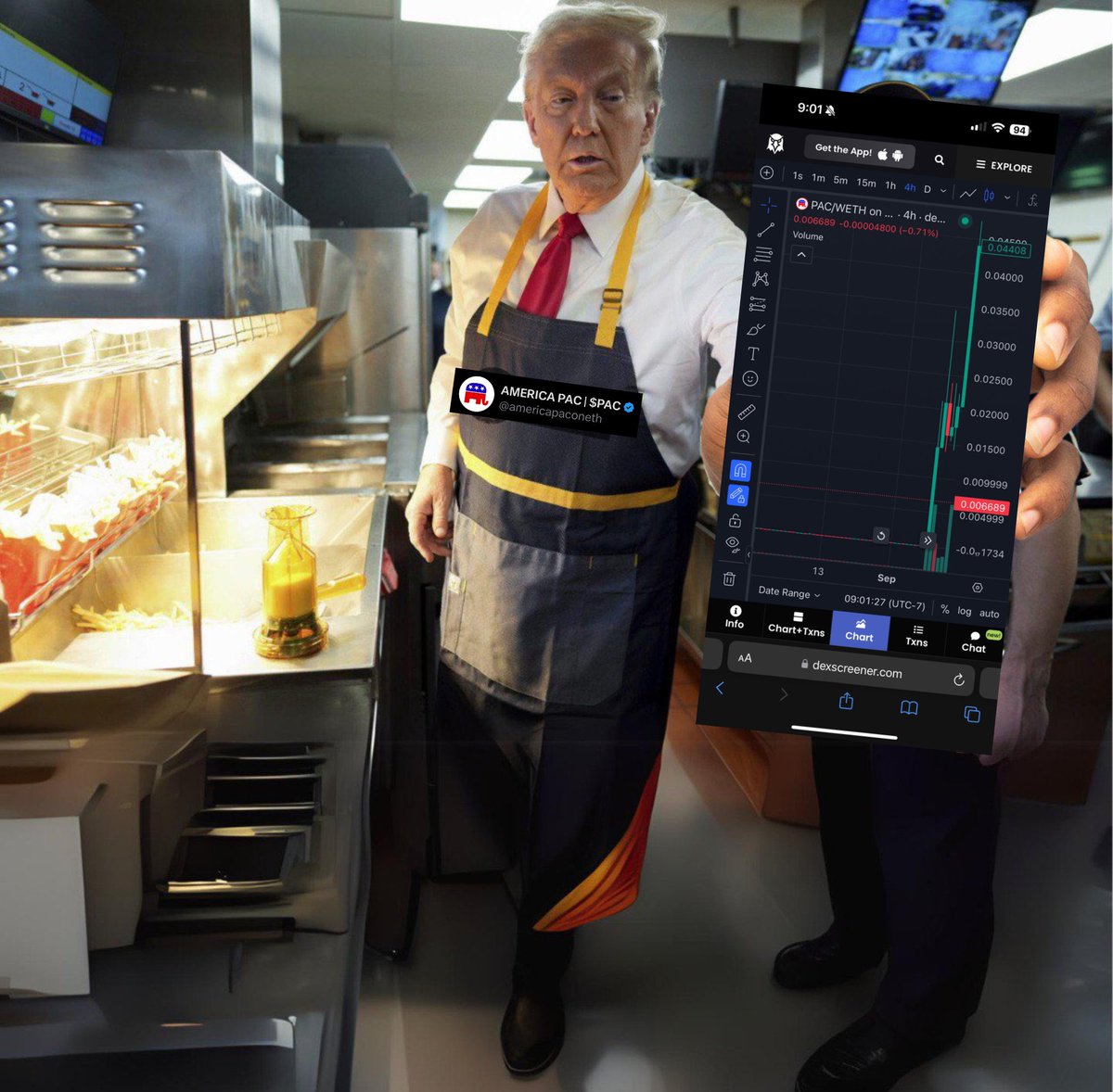 TRUMP WILL MAKE CRYPTO GREAT AGAIN 🇺🇸

RT &amp; drop eth addy for some $PAC