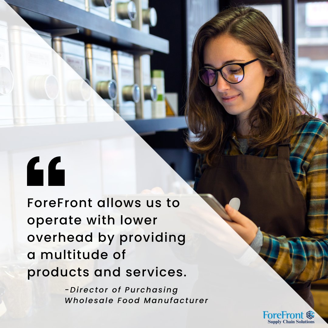 ForeFrontSCS's tweet photo. We have been sourcing, designing, managing and delivering packaging to this Chicagoland food manufacturer since the late 1980s! 😲

➡️✉️Reach out to us at info@forefrontscs.com.

#packaging #distributor #supplier https://t.co/hzBN90GafG