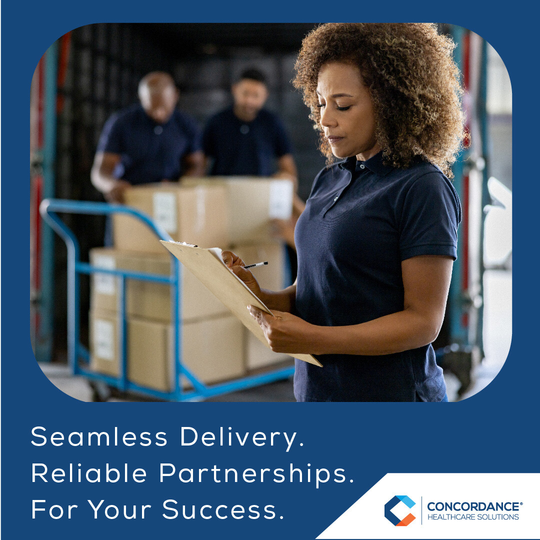 At Concordance Healthcare Solutions, we ensure seamless inbound and outbound deliveries tailored to your needs, maximizing efficiency and supporting your operations with precision and reliability.

🔗👉hubs.li/Q02VhhKC0
