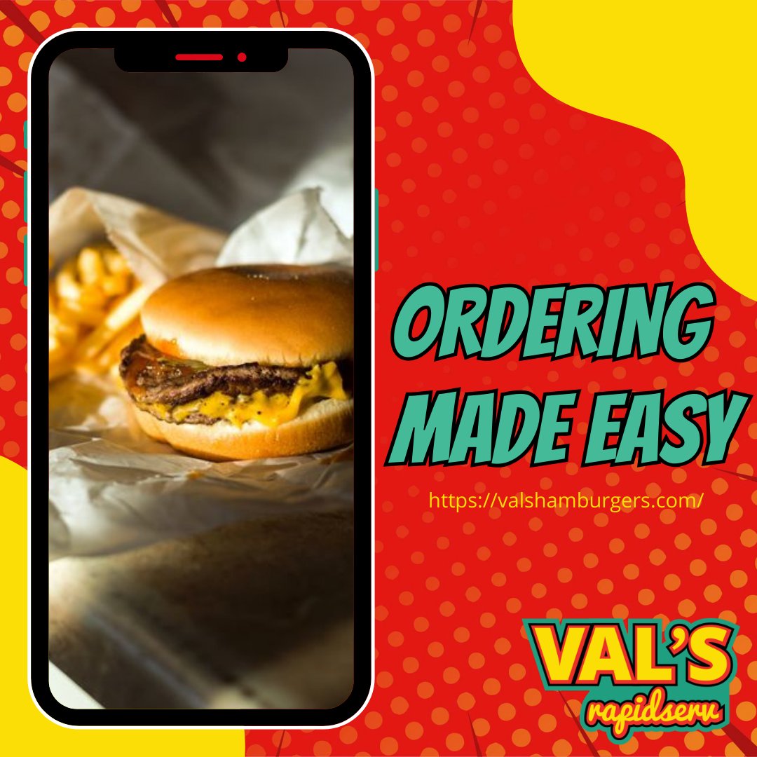 valsrapidservi1's tweet image. No need to wait—order online and have your Val's meal ready for takeout when you arrive! 🥤🍔 #QuickBite #Val'sToGo