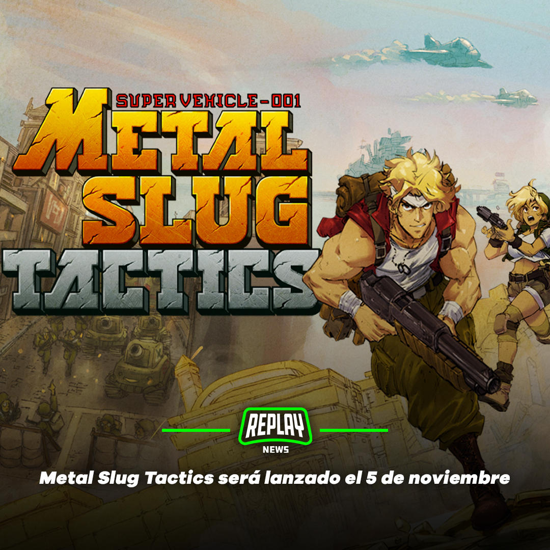 Hoy en las Replay News:

El 31 de octubre llega el nuevo DLC de #VampireSurvivors el cual es una colaboración con #Castlevania🔥

Solo con suscribirse a los mails puedes llevarte esta skin gratuita de #SonicXShadowGenerations 🎮

#MetalSlugTactics será lanzado el 5 de noviembre🔫