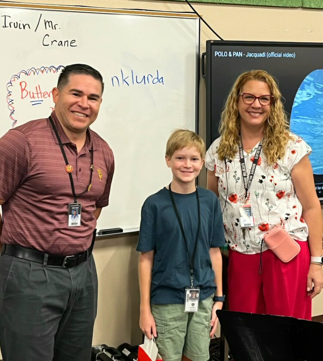 Congratulations to our September 8th grade "Students of the Month" Charles Madden.