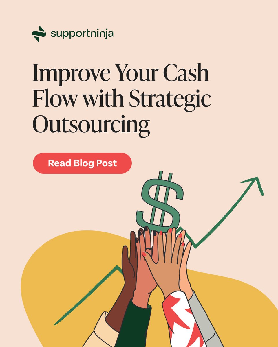 supportninja's tweet image. 🚀 Cash flow management can make or break a business, but outsourcing key tasks like invoicing and bookkeeping can alleviate those challenges.
👉 hubs.li/Q02Vk_Lx0
#FinanceOutsourcing #OperationalEfficiency #CashFlowOptimization #GrowthStrategies #SupportNinja