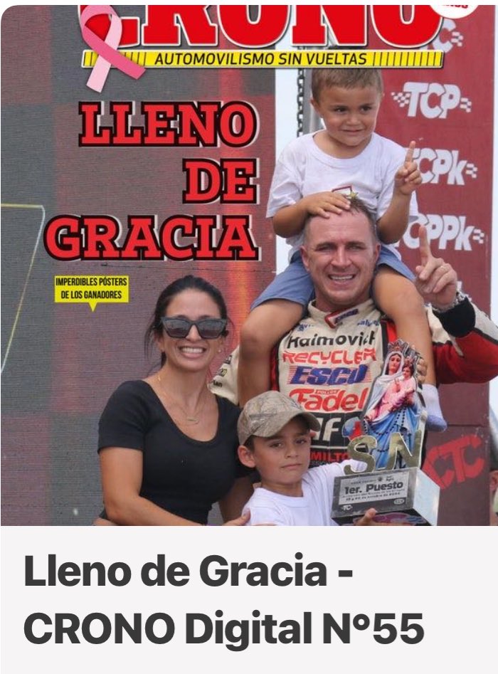 La revista digital Crono tiene la buena costumbre d presentar d las mejores tapas acerca de tc. La d carrera San Nicolás no es la excepción. ⁦<a href="/GrupoCRONO/">Revista CRONO</a>⁩ ⁦<a href="/actcargentina/">Turismo Carretera ACTC</a>⁩ ⁦<a href="/MWernerOK/">Mariano Werner</a>⁩ ⁦<a href="/marceocchionero/">Marcelo Occhionero</a>⁩ ⁦⁦<a href="/TotalEnergiesAR/">TotalEnergies Argentina</a>⁩ ⁦<a href="/ruseguros/">ruseguros</a>⁩