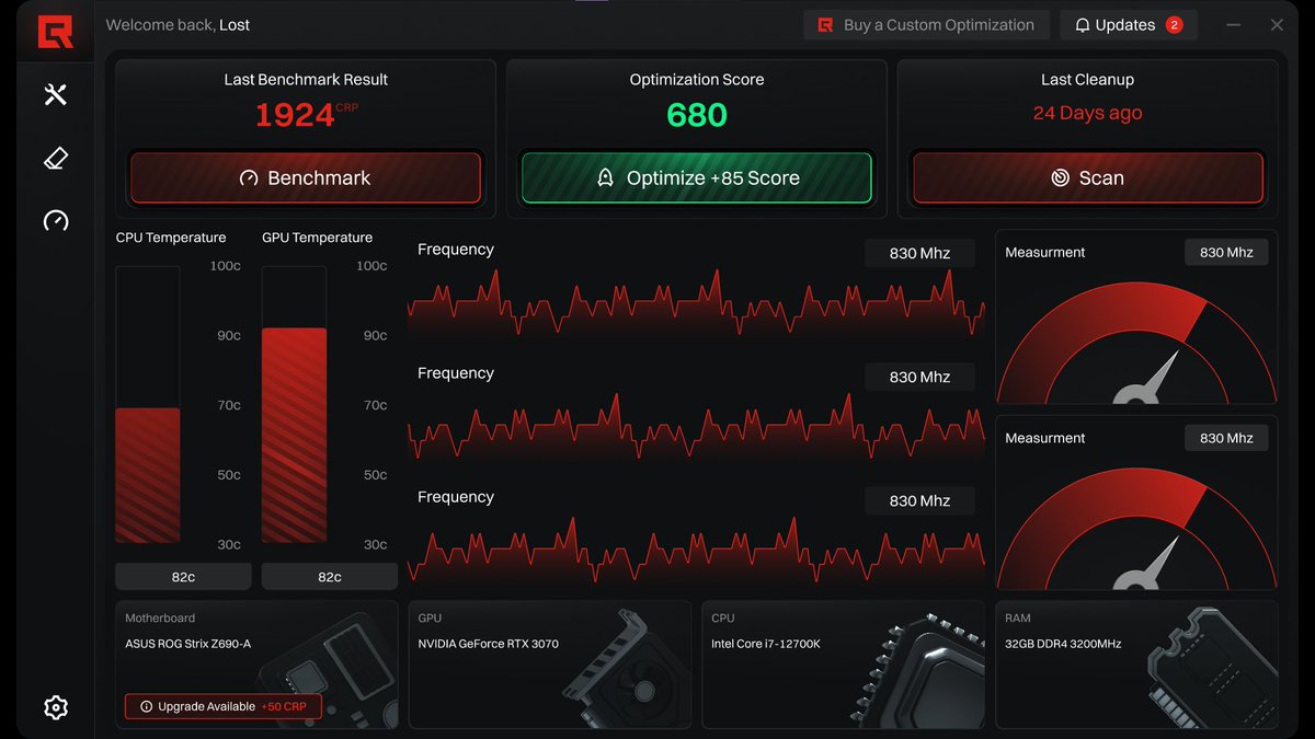 Here's another sneak peek of our upcoming DESKTOP APP!

Optimizing your system has never been this easy.

Available soon.
