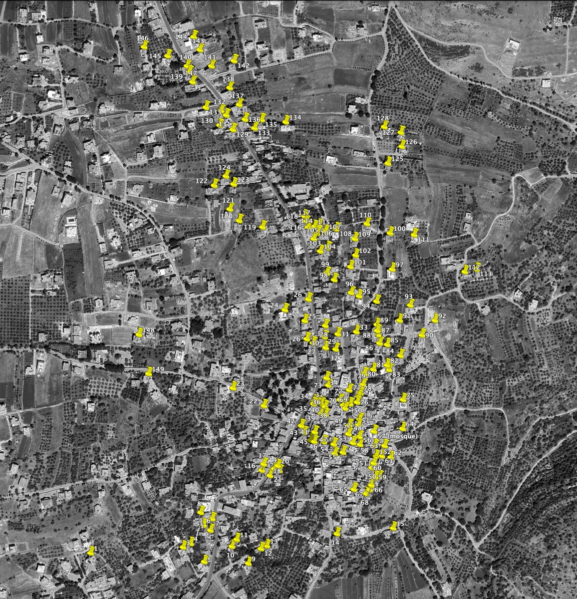 Christiaan Triebert (@trbrtc) on Twitter photo Satellite imagery shows at least 152 buildings were leveled in Blida (بليدا), southern Lebanon, including the mosque. This is a conservative count. The Israeli military also appears to have bulldozed part of the cemetery, as reported by <a href="/lorienttoday/">L'Orient Today</a>. today.lorientlejour.com/article/143208… Satellite imagery shows at least 152 buildings were leveled in Blida (بليدا), southern Lebanon, including the mosque. This is a conservative count. The Israeli military also appears to have bulldozed part of the cemetery, as reported by <a href="/lorienttoday/">L'Orient Today</a>. today.lorientlejour.com/article/143208…