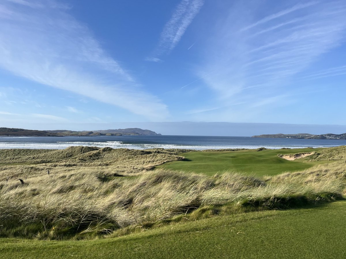 JohnFogartyIrl's tweet image. St Patrick’s is a piece of majesty. The 14th hole here. It’s going to be Donegal’s jewel.