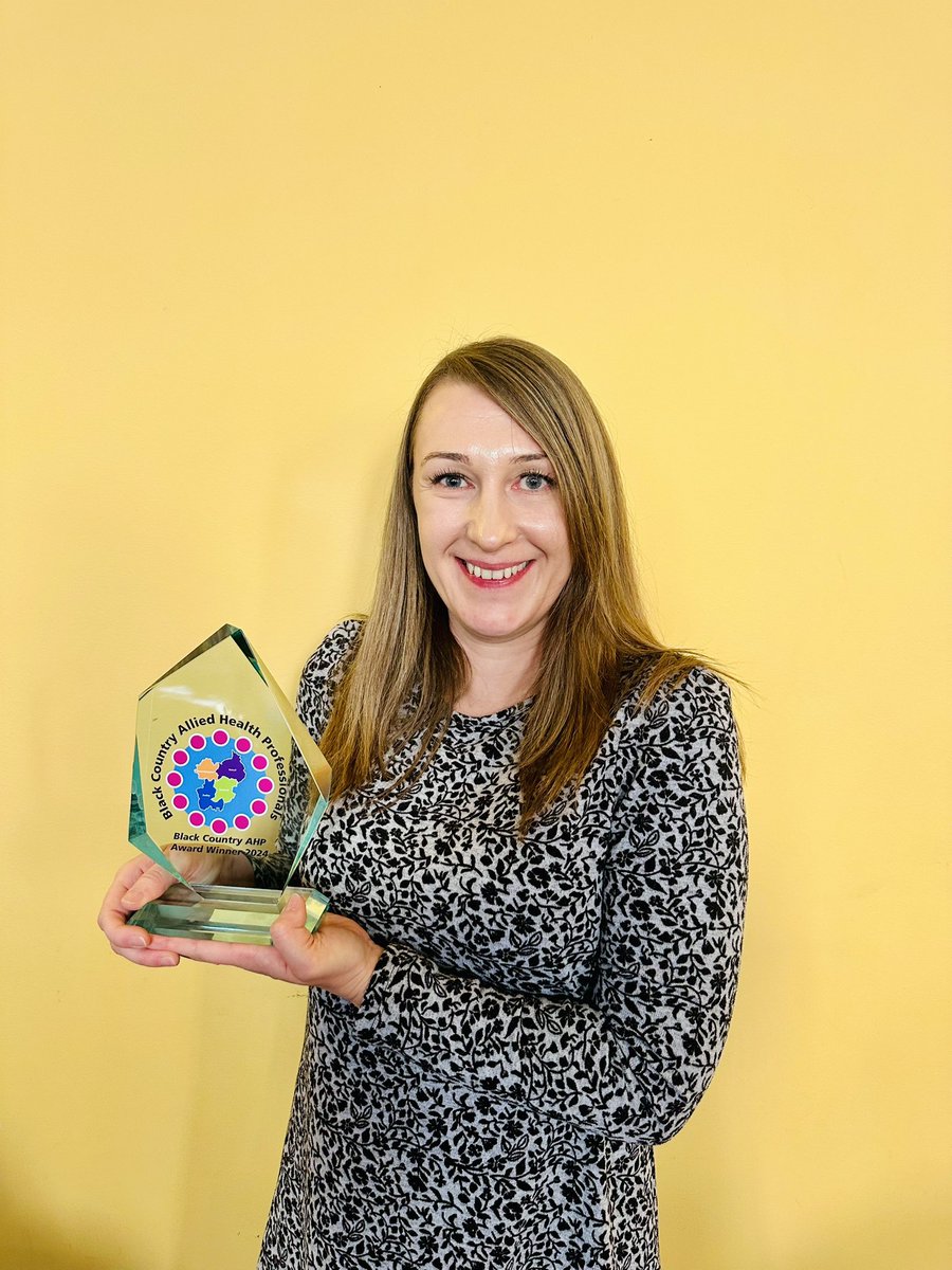 Eeeeee! Black Country AHP Council award winner! Thank you so much and congratulations to all the other nominees and winners of the awards - recognising and celebrating some amazing AHPs today