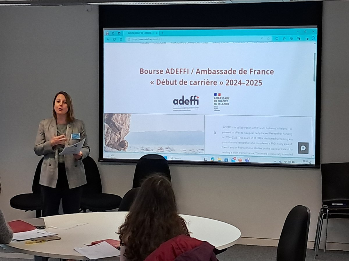 Adeffi (@adeffimembre1) on Twitter photo It was a pleasure to welcome participants to our 26th annual conference. Many thanks to <a href="/MU_SMLLC/">MU_Languages</a> for hosting this year's event, to <a href="/FranceinIreland/">France in Ireland 🇫🇷 🇪🇺</a> for supporting our inaugural Bourse « Début de carrière » / Early-Career Award and to everyone who attended. It was a pleasure to welcome participants to our 26th annual conference. Many thanks to <a href="/MU_SMLLC/">MU_Languages</a> for hosting this year's event, to <a href="/FranceinIreland/">France in Ireland 🇫🇷 🇪🇺</a> for supporting our inaugural Bourse « Début de carrière » / Early-Career Award and to everyone who attended.