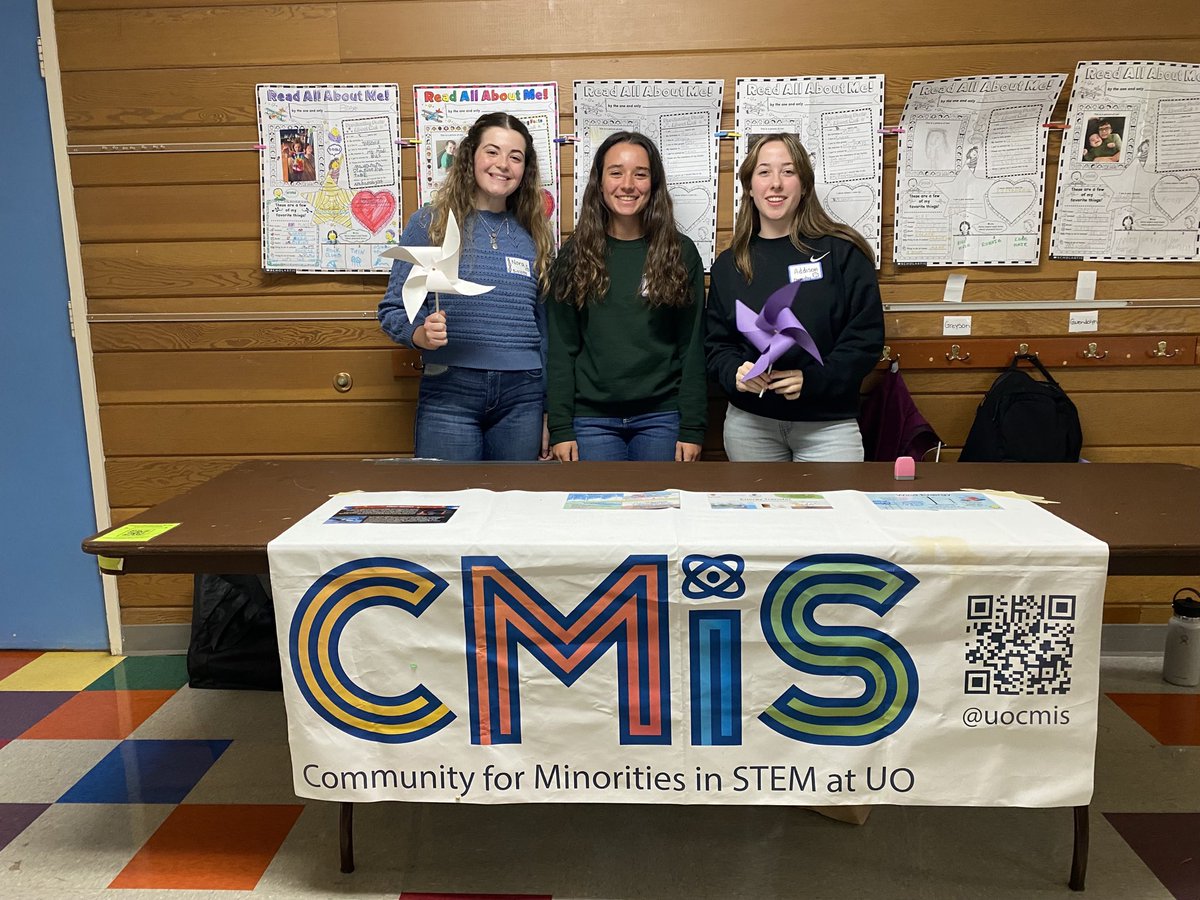 uocmis's tweet photo. On Friday, October 18th, some of the CMiS Outreach crew (Alex, Nora, Annabelle, Addison, and Malvika) had a lot of fun hosting a "Windmill Workshop" at the Adams Elementary STEM Night and introducing students to energy transfer using jello optic fibers and paper windmills. https://t.co/JD2HyOCHTF