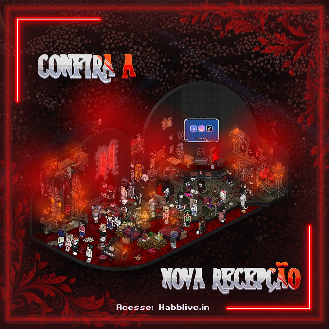 Aproveite a nova assustadora Recepção de Halloween, enquanto as Megeras causam o caos no hotel com suas vítimas. 

💋 habblive.in