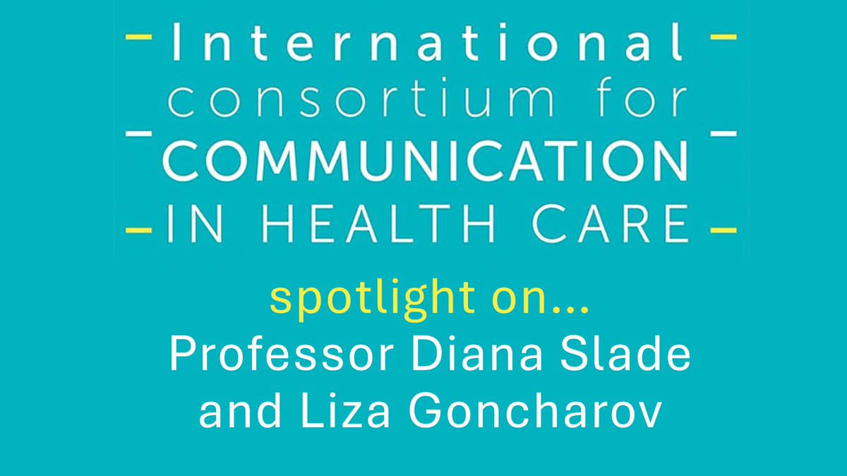 Intl Consortium for Communication in Health Care (@ic4ch) on Twitter photo In the first video of our 'spotlight' series,
<a href="/GavinBrookes26/">Gavin Brookes</a> chats with <a href="/dianaslade1/">diana slade</a> and Liza Goncharov from <a href="/ANU_ICH/">ANU Institute for Communication in Health Care</a> about their projects on improving end of life communication and self-management of heart failure.
See: ic4ch.wordpress.com/2024/10/21/spo… In the first video of our 'spotlight' series,
<a href="/GavinBrookes26/">Gavin Brookes</a> chats with <a href="/dianaslade1/">diana slade</a> and Liza Goncharov from <a href="/ANU_ICH/">ANU Institute for Communication in Health Care</a> about their projects on improving end of life communication and self-management of heart failure.
See: ic4ch.wordpress.com/2024/10/21/spo…
