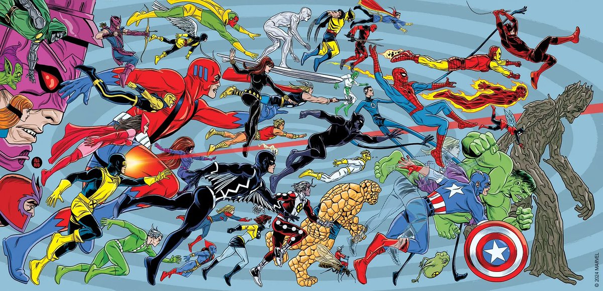 Here's the skinny, folks. The Marvel Art of <a href="/AllredMD/">Michael Allred</a> project from <a href="/clover_press/">CloverPress</a> includes:

📚 A book!
🧩 A puzzle!
🎨 Portfolios!
🕺The secret to life!

Now on <a href="/Kickstarter/">Kickstarter</a>:
kickstarter.com/projects/clove…