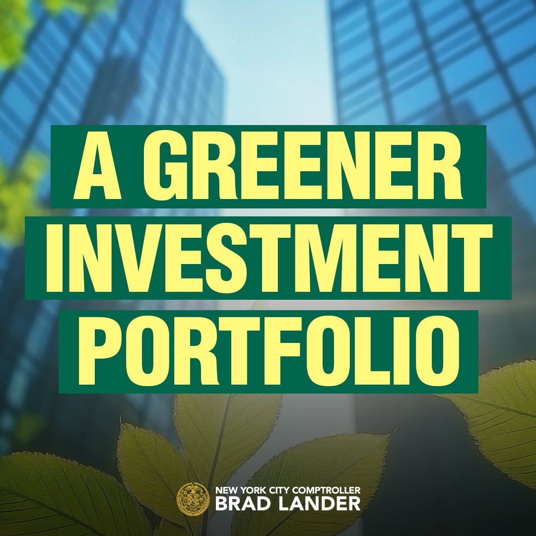 🌎 CLIMATE FINANCE NEWS 🌎

Proud to announce my support for a policy that would cease future investments by New York City public pension funds in midstream and downstream fossil fuel infrastructure.

More: comptroller.nyc.gov/newsroom/nyc-c…
