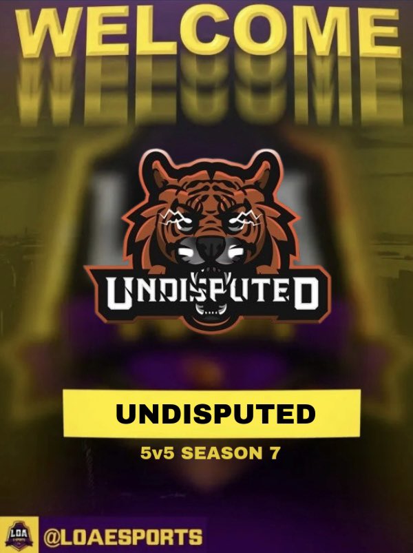 We’d like to welcome <a href="/ChicagoStreetz/">SB🕷️</a> and <a href="/Undisputed_2K/">FiNAO x Undisputed</a>  to LOA 5v5 Season 7‼️

Team Roster📋
ChicagoStreetz
III-ANTOINE-III
TheGrinchIsHere
lAmazingHappensl
CleanStealsss
Yazwo