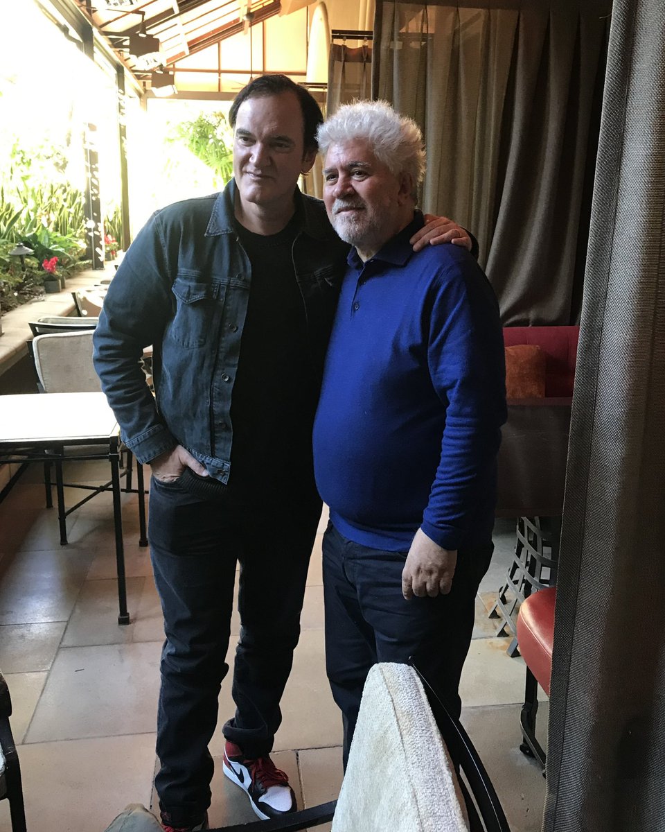 Pedro Almodóvar met up with longtime fan Quentin Tarantino 🤠