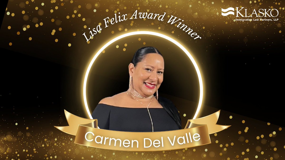 Carmen Del Valle is this years recipient of the Lisa Felix Award.  This award recognizes a KILP staff member who embodies the spirit of late KILP employee, mentor, and friend Lisa Felix. Read more this honoree here: ow.ly/wIF750TQT1Y