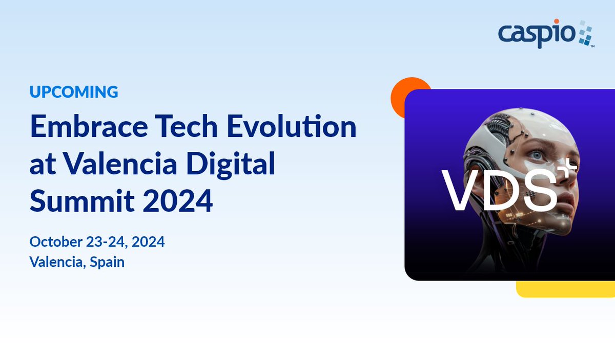 ⚡ Tomorrow’s the day! Visit us at @vds_event and explore how our #lowcode platform can accelerate your business growth. Let’s connect! Schedule a time to meet with us: casp.io/3UhTXJa See you there!