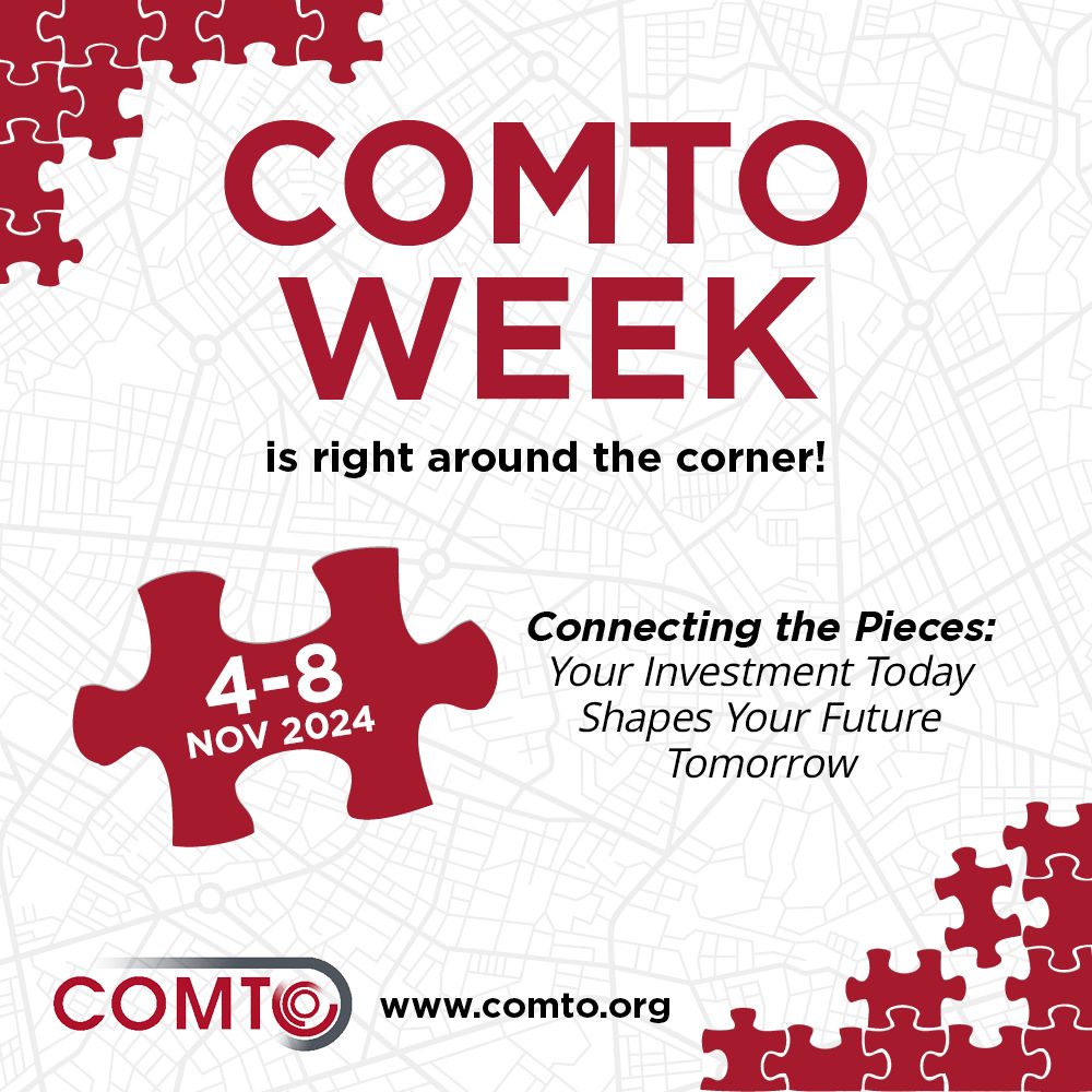 COMTO_HQ's tweet image. Join us for a week of exciting events &amp;amp; networking opportunities. #COMTOWeek is designed to help you grow, connect, and make a real impact in the industry. Learn more at comto.org #COMTOWEEK2024 #IamCOMTO #EquityInTransportation