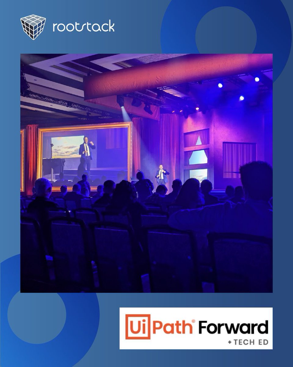 rootstack's tweet photo. 🌐 Proud to have attended #UiPathForward! The event provided remarkable insights into the future of automation and digital transformation. 📊 We're eager to implement these forward-thinking strategies in our projects! 🚀 

#Innovation #TechLeadership #Rootstack https://t.co/8XBww8Nfr4