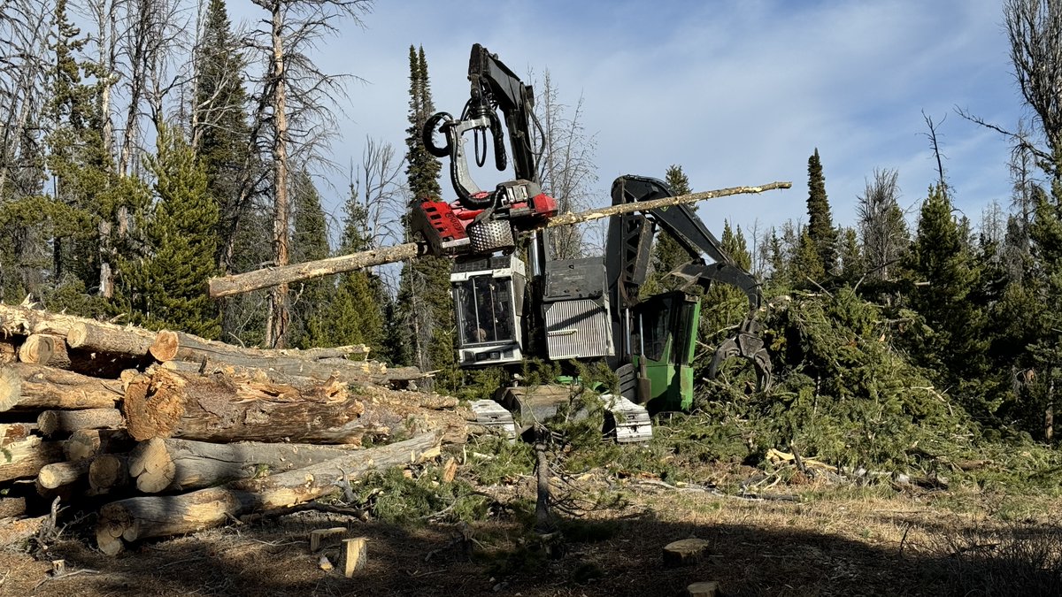 BridgerTetonNF's tweet photo. #PackTrailFire is 89,627 acres &amp; 64% confined. Crews work on suppression repair on the north &amp; east side. On the south &amp; west side, crews prep for a possible strategic firing operation between Elk Track Ranch &amp; Buffalo Meadows to protect private property &amp; secure the fire's edge. https://t.co/1W9PrvWcxT