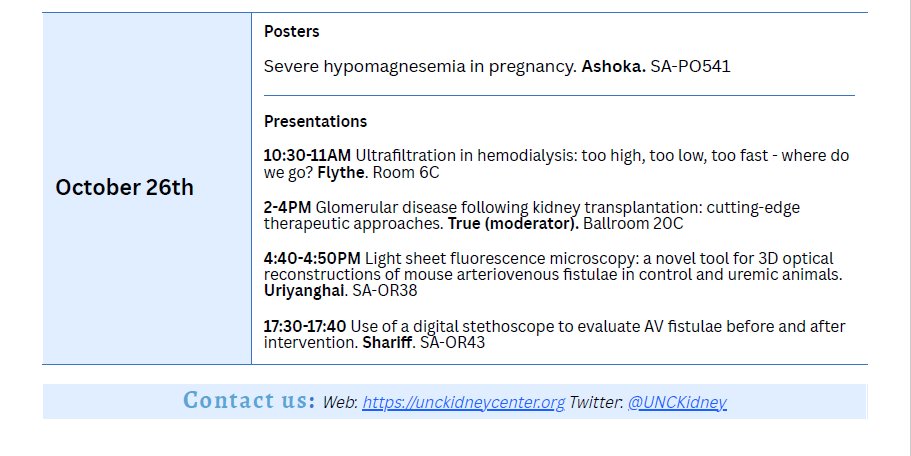 UNC Kidney Center (@unckidney) on Twitter photo It's the MOST wonderful time of the year. Our team is getting ready to join thousands of other kidney connoisseurs in San Diego for <a href="/ASNKidney/">American Society of Nephrology</a> #KidneyWk. Come say hello at any of our presentations or posters - we would love to catch up with old friends and meet new colleagues! It's the MOST wonderful time of the year. Our team is getting ready to join thousands of other kidney connoisseurs in San Diego for <a href="/ASNKidney/">American Society of Nephrology</a> #KidneyWk. Come say hello at any of our presentations or posters - we would love to catch up with old friends and meet new colleagues!