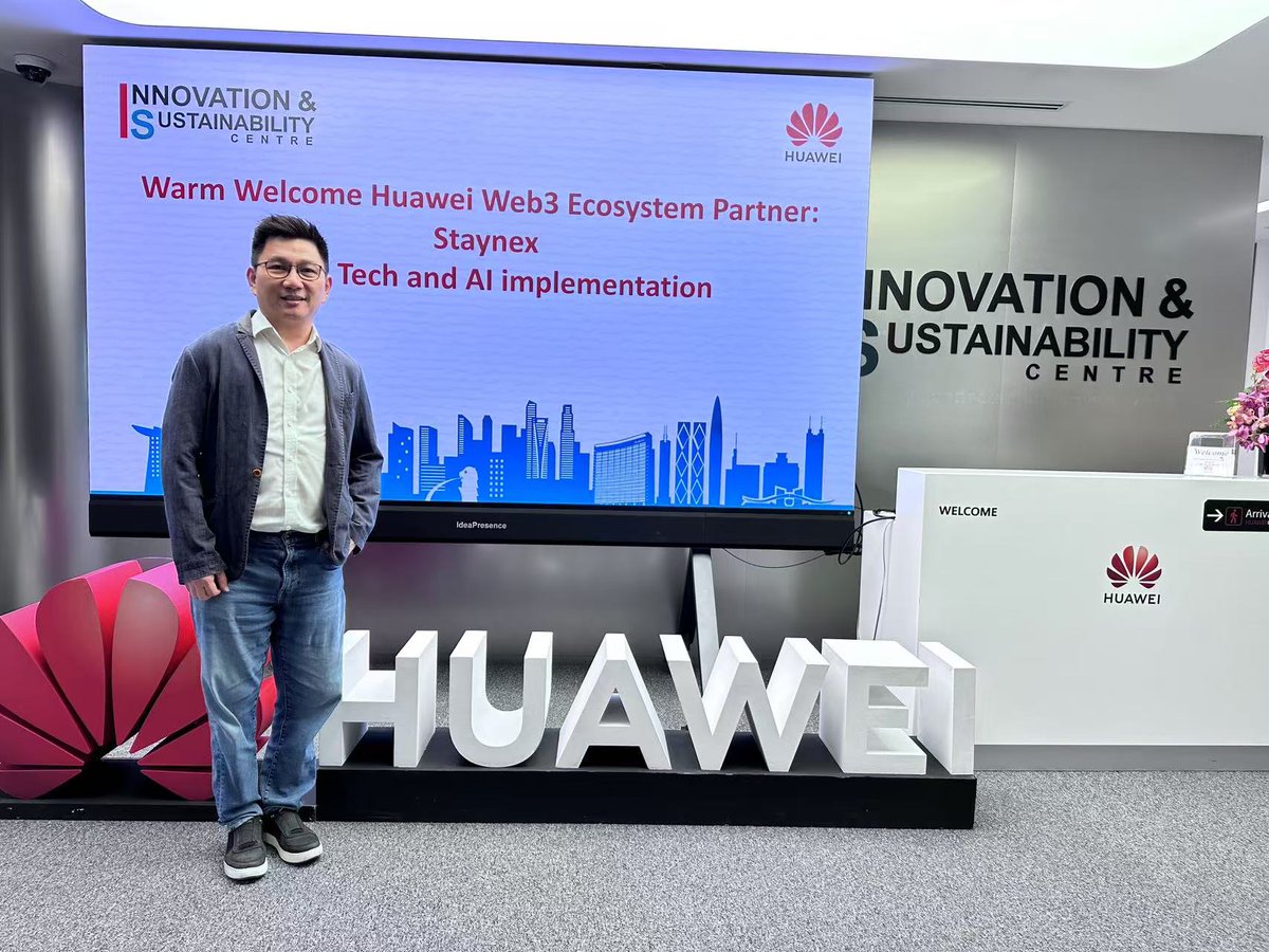 🚀 We’re thrilled to announce that Staynex is now an official <a href="/Huawei/">Huawei</a> Web3 Ecosystem Partner! 🌐 

With Huawei’s cutting-edge cloud technology and #AI expertise, we’re setting the stage for a revolutionary shift in the travel industry. Our lead advisor, <a href="/SpeakerJeff/">Jeff Hoffman</a> Jeff Hoffman,
