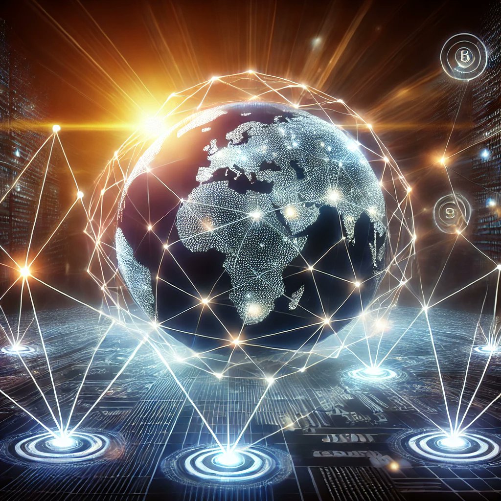 "Decentralized, secure, and ready for the future. Our blockchain network connects data across the globe, paving the way for a truly connected world. 🌍🔗 #DecentraLink #BlockchainNetwork #Web3Innovation"