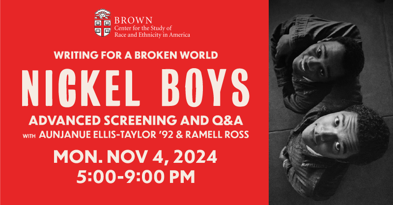Tickets for the advanced screening of Nickel Boys are going fast!! 

Be sure to register now to secure your spot: csrea.link/NickelBoys